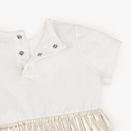 Michael Kors Kids-Girls' Golden Ivory Shimmering Dress | Childrensalon Outlet