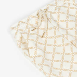 Michael Kors Kids-Girls Ivory & Beige Knit Trousers | Childrensalon Outlet