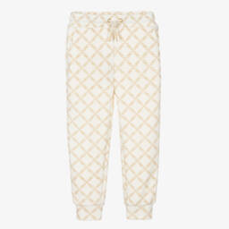Michael Kors Kids-Girls Ivory & Beige Knit Trousers | Childrensalon Outlet