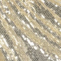 Michael Kors Kids-Girls Ivory Jersey & Gold Sequin Dress | Childrensalon Outlet