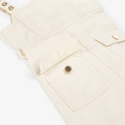 Michael Kors Kids-Girls Ivory Strappy Cotton Dress | Childrensalon Outlet