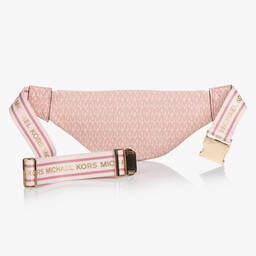 Michael Kors Kids-Girls Pink Belt Bag (32cm) | Childrensalon Outlet