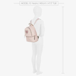 Michael Kors Kids-Girls Pink Logo Zippered Backpack | Childrensalon Outlet