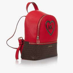 Michael Kors Kids-Girls Red Backpack (29cm) | Childrensalon Outlet