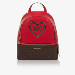Michael Kors Kids-Girls Red Backpack (29cm) | Childrensalon Outlet