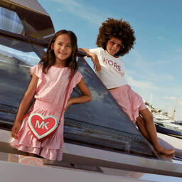 Michael Kors Kids-Красная юбка в цветочек для девочек | Childrensalon Outlet