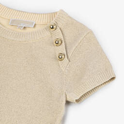 Michael Kors Kids-Girls Shimmering Knit Pleated Gown | Childrensalon Outlet