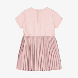 Michael Kors Kids-Girls Shimmering Pink Pleat Ensemble | Childrensalon Outlet