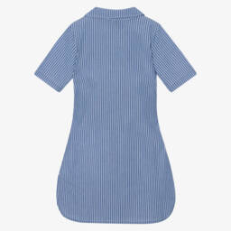 Michael Kors Kids-Girls Sky Stripe Cotton Dress | Childrensalon Outlet