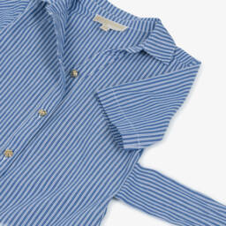Michael Kors Kids-Girls Sky Stripe Cotton Dress | Childrensalon Outlet