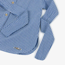 Michael Kors Kids-Girls Sky Stripe Cotton Dress | Childrensalon Outlet