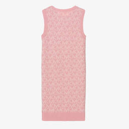 Michael Kors Kids-Girls Sparkly Pink Knitted Dress | Childrensalon Outlet