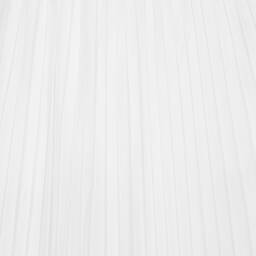 Michael Kors Kids-Girls White Pleated Skirt | Childrensalon Outlet