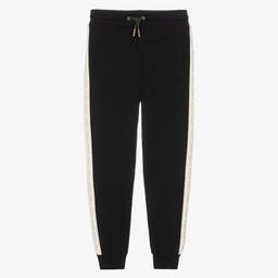 Michael Kors Kids-Teen Girls Black Cotton Joggers | Childrensalon Outlet