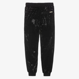 Michael Kors Kids-Teen Girls Black Sequin Joggers | Childrensalon Outlet