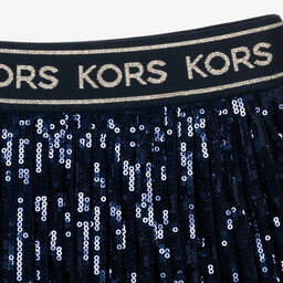 Michael Kors Kids-Teen Girls Blue Sequin Skirt | Childrensalon Outlet