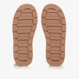 Michael Kors Kids-Teen Girls Brown & Gold Faux Suede Boots | Childrensalon Outlet