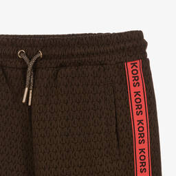 Michael Kors Kids-Teen Girls Brown monogram Joggers | Childrensalon Outlet