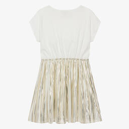 Michael Kors Kids-Teen Girls Gold Pleated Dress | Childrensalon Outlet