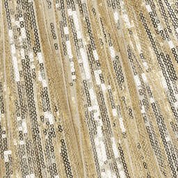 Michael Kors Kids-Teen Girls Gold Sequin Cotton & Tulle Dress | Childrensalon Outlet