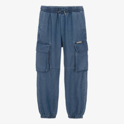 Michael Kors Kids-Young Ladies Indigo Cargo Trousers | Childrensalon Outlet
