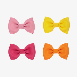 Milledeux-Bow Hair Clips (4 Pack) | Childrensalon Outlet
