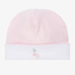 Mini-la-Mode-Pink Jemima Puddle-Duck Pima Cotton Hat | Childrensalon Outlet
