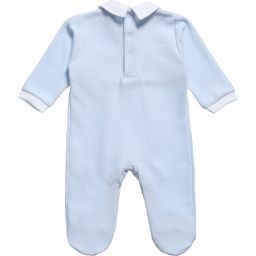 Mini-la-Mode-Smocked Pima Cotton Babygrow | Childrensalon Outlet