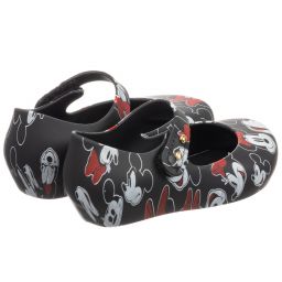Mini Melissa-Black Disney Jelly Shoes  | Childrensalon Outlet