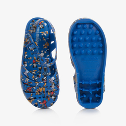 Mini Melissa-Голубые резиновые туфли Disney | Childrensalon Outlet