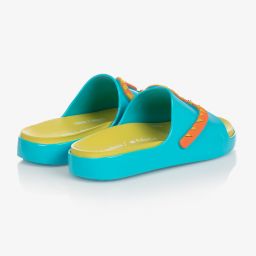 ميني ميليسا-شبشب سلايدرز جيلي لون أزرق تركواز | Childrensalon Outlet