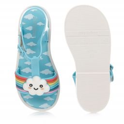 Mini Melissa-Blue Jelly Sandals | Childrensalon Outlet