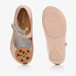 Mini Melissa-Бежевые резиновые туфли с печеньем | Childrensalon Outlet