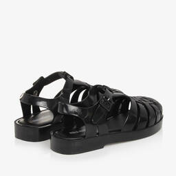 Mini Melissa-Girls Black Jelly Sandals | Childrensalon Outlet