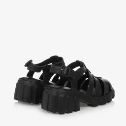 Mini Melissa-Girls Black Jelly Shoes | Childrensalon Outlet