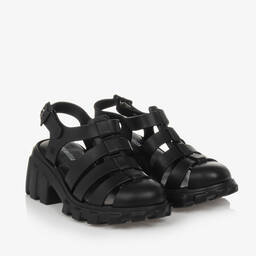 Mini Melissa-Girls Black Jelly Shoes | Childrensalon Outlet