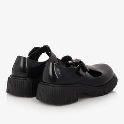 Mini Melissa-Черные резиновые туфли с Т-образным ремешком | Childrensalon Outlet