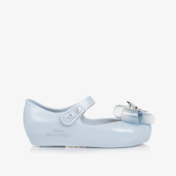 Mini Melissa-Girls Blue Jelly Crown Sandals | Childrensalon Outlet