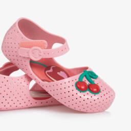 Mini Melissa-أحذية جلي بناتي بلون الكرز الوردي | Childrensalon Outlet