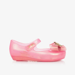 Mini Melissa-Girls Dreamy Pink Princess Flats | Childrensalon Outlet