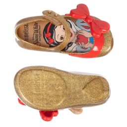 Mini Melissa-Girls Gold Disney Jelly Shoes | Childrensalon Outlet
