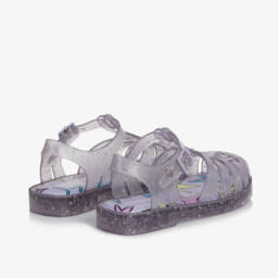 Mini Melissa-Girls Lavender Starry Jelly Sandals | Childrensalon Outlet