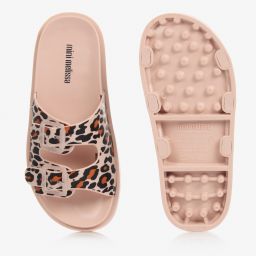 Mini Melissa-Резиновые сандалии с леопардовым принтом для девочек | Childrensalon Outlet