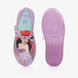 Mini Melissa-Girls Lilac Mermaid Jelly Sandals | Childrensalon Outlet