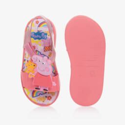 Mini Melissa-Girls Pink Character Jelly Sandals | Childrensalon Outlet