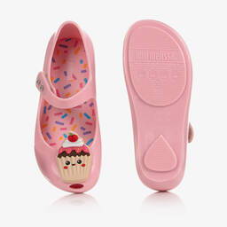 Mini Melissa-Girls Pink Cupcake Jelly Shoes | Childrensalon Outlet