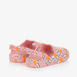 Mini Melissa-Girls Pink Daisy Print Sandals | Childrensalon Outlet