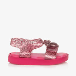 Mini Melissa-Girls Pink Disney Jelly Sandals | Childrensalon Outlet