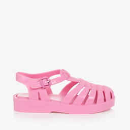 Mini Melissa-Girls Pink Jelly Sandals | Childrensalon Outlet