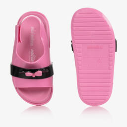 Mini Melissa-Girls Pink Minnie Mouse Jelly Sandals | Childrensalon Outlet